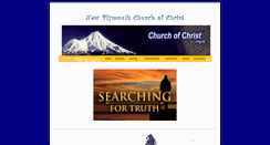 Desktop Screenshot of churchofchrist.org.nz