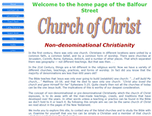 Tablet Screenshot of churchofchrist.com.au